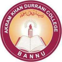 Akram Khan Durrani College Logo