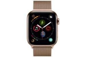 Apple Iwatch Mtx52 Series 4 44mm Cellular Stainless Steel Gold Case With Milanese Loop Gps