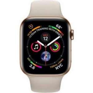 Apple Iwatch Mtv72 Series 4 Gps Cellular Gold Stainless Steel Case