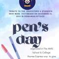 Pen s Day organized in The AIMS school college in the memory of the martyrdom in peshawar attack