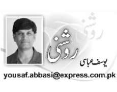 Yousaf Abbasi Column Writer