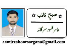 Aamir Zahoor Sargana 1 Column Writer