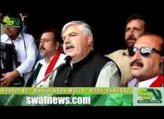 Mehmood khan speech against pmln and anp