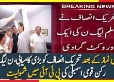 Daily News Breaking Another PMLN Member Joins PTI