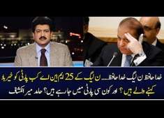 25 MNA 39s Quits PMLN Party and Joining PTI Says Hamid Mir