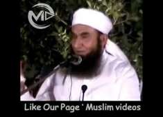 Short clip of Maulana Tariq jameel sahib
