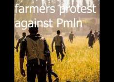 farmers protest against Pmln