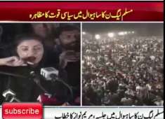 Maryam Nawaz Speech in PMLN jalsa Sahiwal 1 May 2018 best 4u