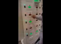 First fingerprint secured charging device in Pakistan Islamabad Airportindian