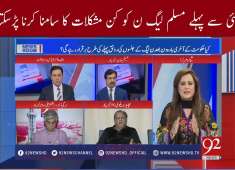 News Room Difficulties PMLN might be facing before 31st May Sana Mirza 19 May 2018 92NewsHD