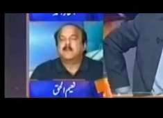 PTI 39s Naeem ul Haq slapped PMLN 39s Daniyal Aziz in Muneeb Farooq 39s Show Geo tv show