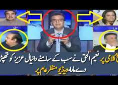 PTI Naeem ul Haq Slapped PMLN Danyal Aziz In Geo News Show Apas Ki Bat
