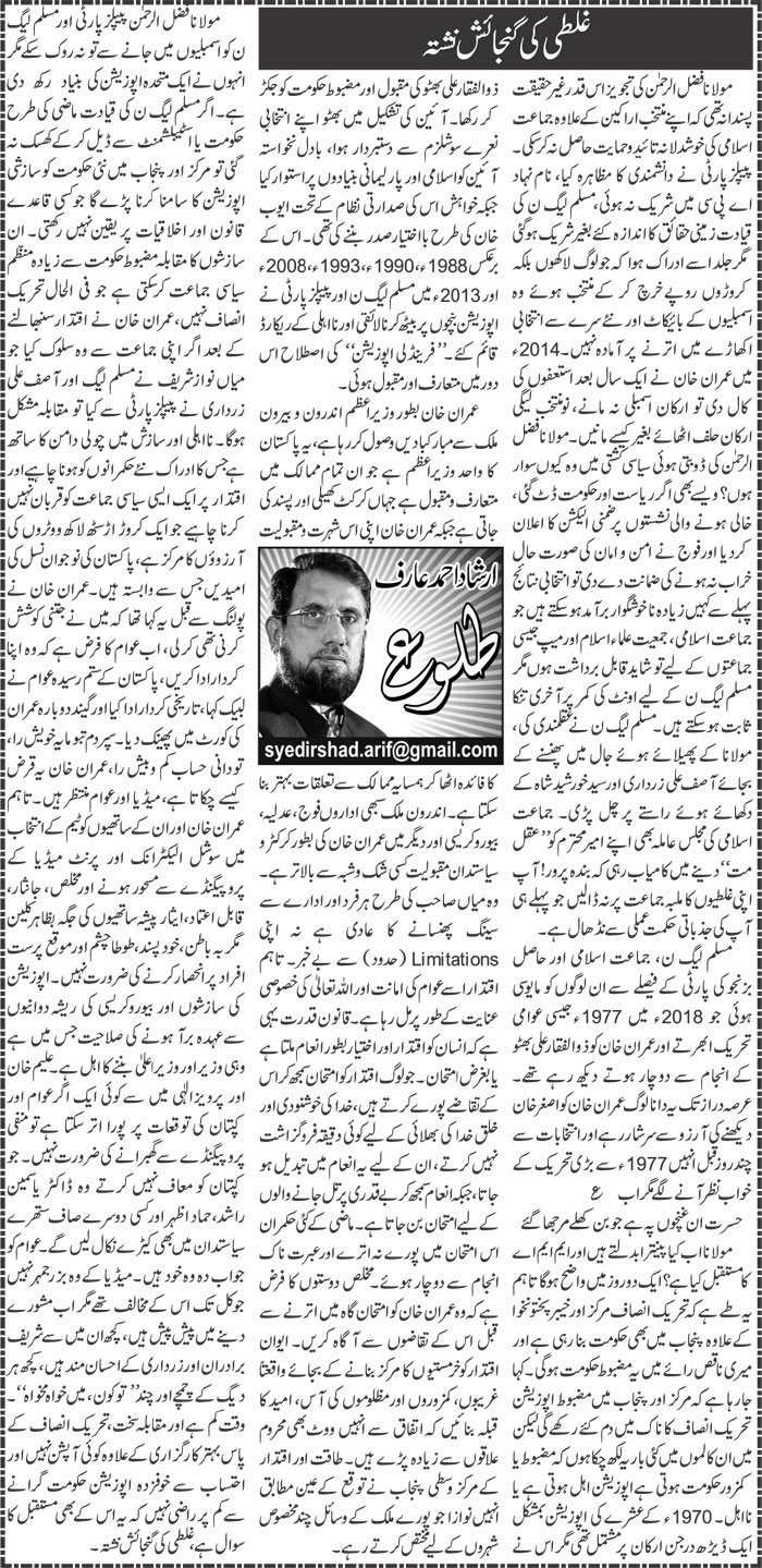 Ghalti Ki Gunjaish Nishta