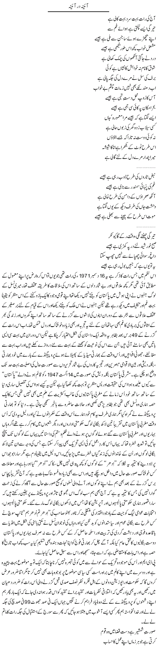 Aaina Dar Aaina