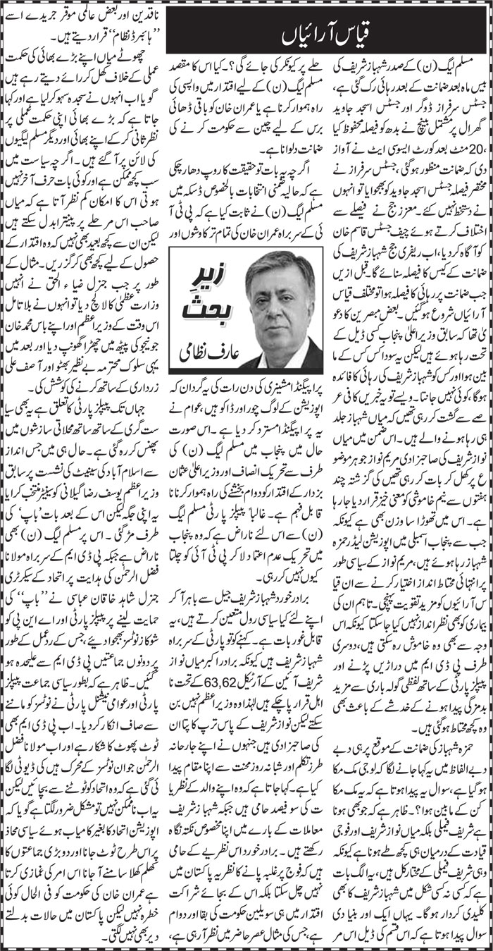Qiyas Aaraiyan