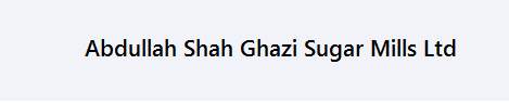 Abdullah Shah Ghazi Sugar Mills Limited Share Price & Stock Profile