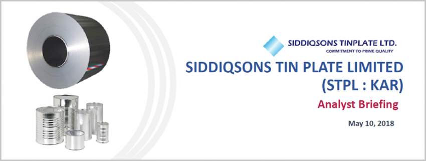 Siddiqsons Tin Plate Limited Share Price & Stock Profile