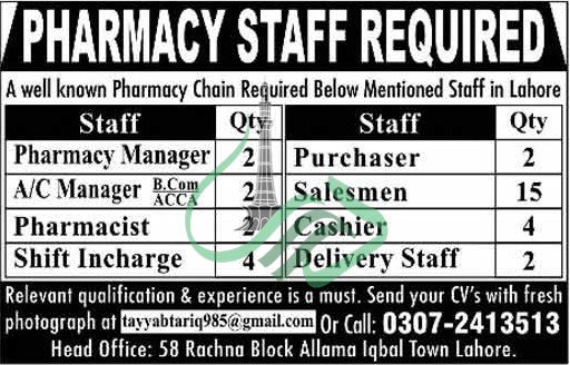 pharmacy manager job description