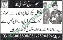 Security Guard Jobs in Quetta, 9 March 2018