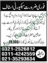 Security Guard Jobs in Karachi, 12 March 2018