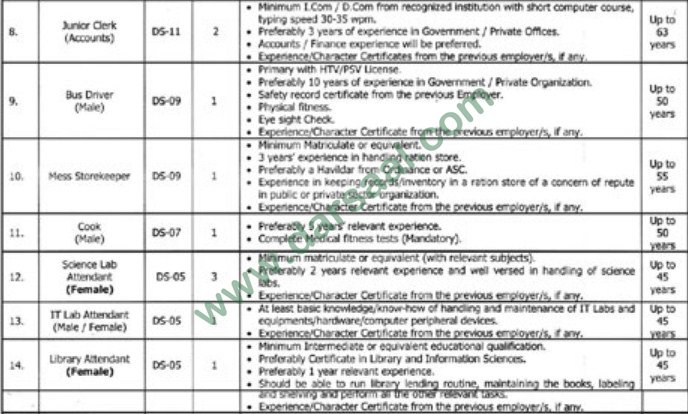 Driver, Lab Attendant, Cook Jobs in Daanish School Chishtian, 13 March 2018