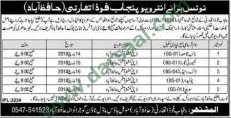 Security Guard, Driver Sweeper, Naib Qasid Jobs in Hafizabad, 14 March 2018