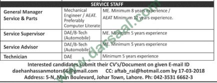 Sales Officer, Accountant Officer, Manager Jobs in Lahore 14 March 2018