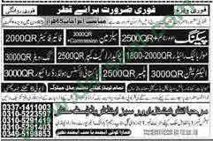 Electrician, Gatekeeper, Chowkidar Jobs in Qatar, 19 May 2018