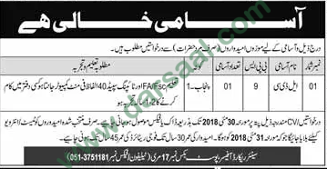 LDC Jobs in Murree, 27 May 2018