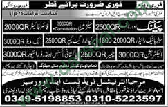 Gatekeeper, Chowkidar, Cook, Waiter Jobs in Qatar, 27 May 2018