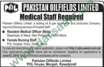 Medical Officer & Nursing Jobs in Rawalpindi 27 May 2018