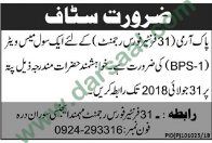 Mess Waiter Job in Pakistan Army, Peshawar 20 July 2018