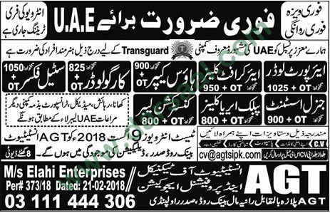 Airport Loader, Aircraft Cleaner, Housekeeper Jobs in UAE, 03 August 2018