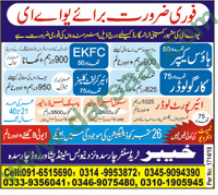 EKFC Jobs in Khyber Trade Center Charsadda in UAE - Sep 23, 2018
