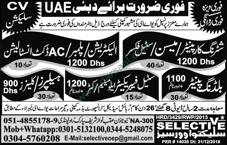 Lecturer Jobs in Selective Overseas Agency in UAE - Jan 02, 2019